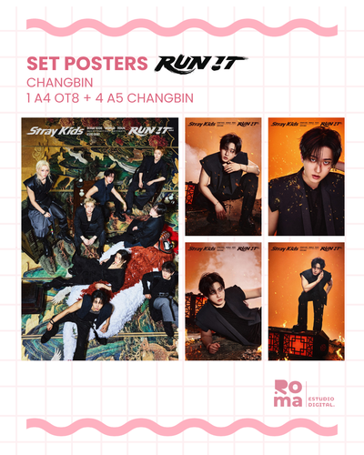 Posters RUN IT - Stray Kids - CHANGBIN