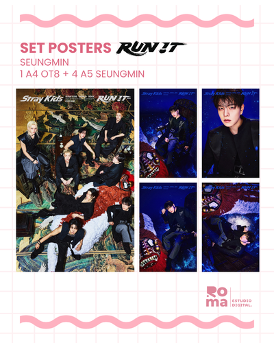 Posters RUN IT - Stray Kids - SEUNGMIN