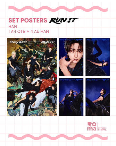 Posters RUN IT - Stray Kids - HAN