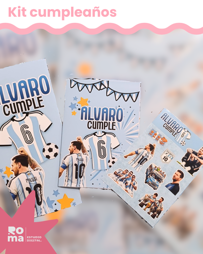 Kit de cumpleaños - sorpresita - PERSONALIZADO