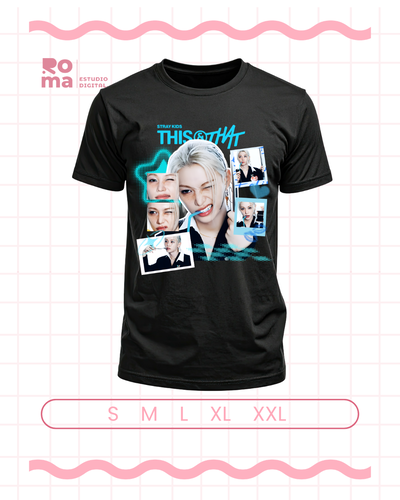 Remera FELIX - celeste - Stray Kids