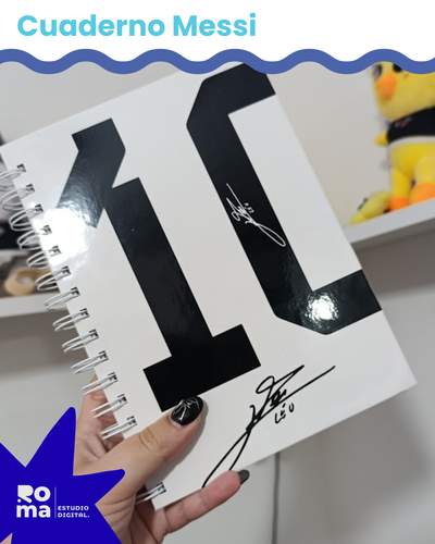 Cuaderno Messi - Despedida de Messi 