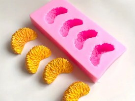 Molde de silicona Gajos de mandarina