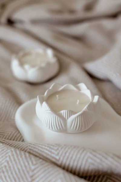 Molde de silicona Cuenco flor de loto