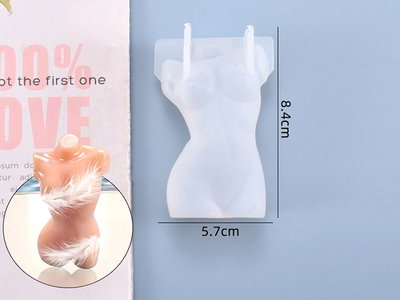 Molde de silicona Torso femenino desnudo