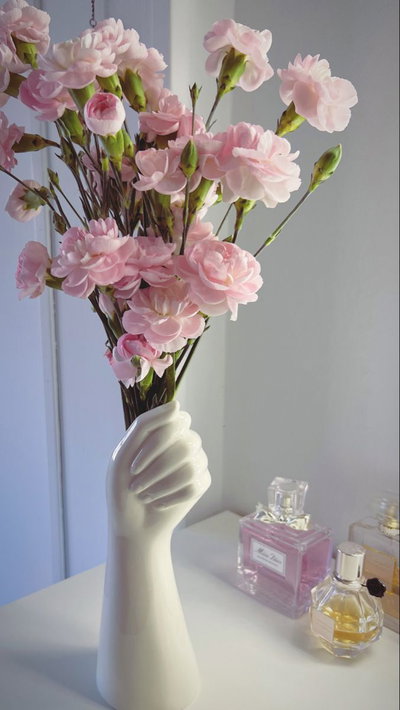 Molde de silicona Florero Brazo extendida