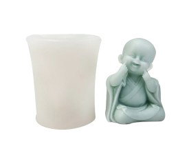 Molde de silicona Buda Sonriendo