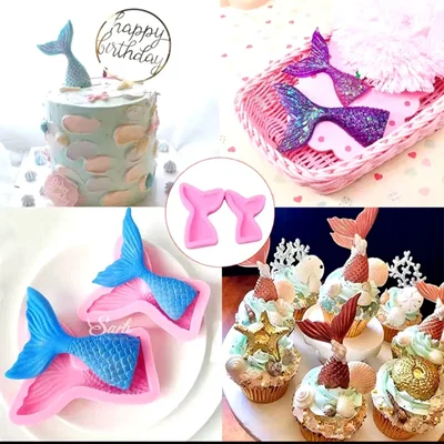 Molde de silicona Cola de sirena