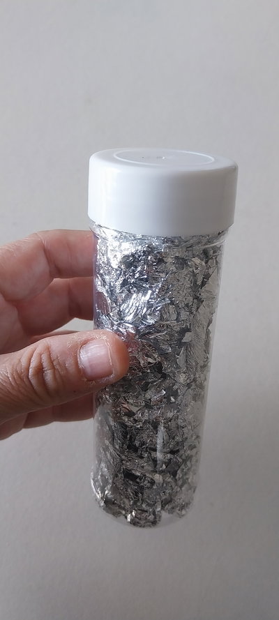 Láminas de plata comestibles