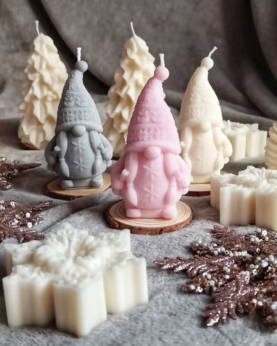 Molde de silicona Duende con trenzas