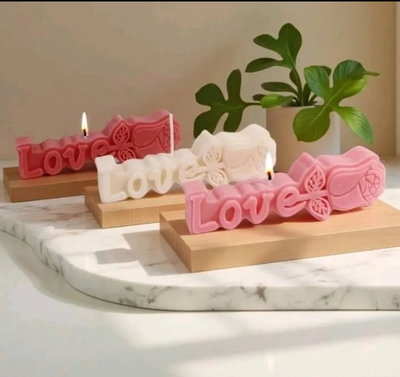 Molde de silicona Pimpollo rosa Love 