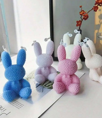 Molde de silicona Conejo grande con puntitos