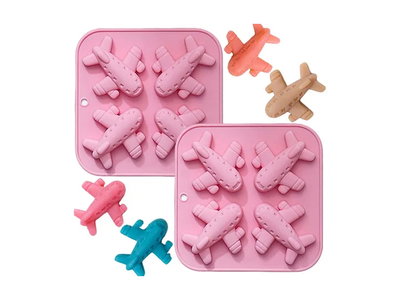 Molde de silicona Aviones x 4 