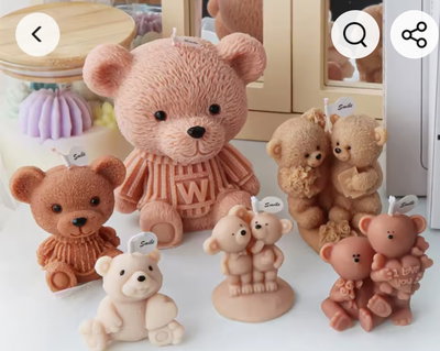 Molde de silicona Oso teddy grande