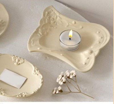 Molde de silicona Bandeja Vintage rectangular