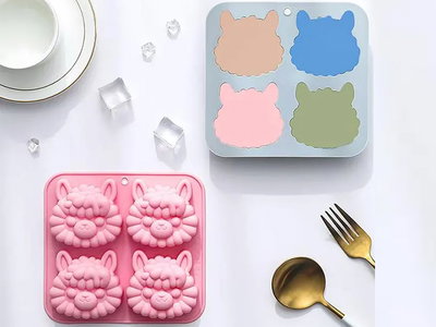 Molde de silicona Llamas x 4