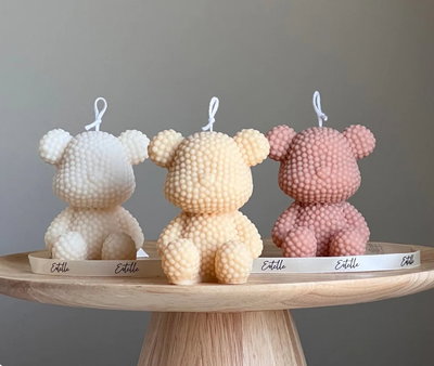 Molde de silicona Oso grande puntitos