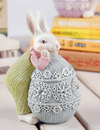 Molde de silicona Conejo con huevo