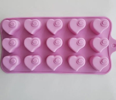 Molde de silicona Bombones corazón con corazon