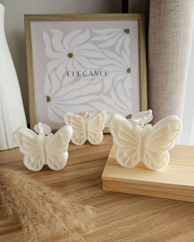 Molde de silicona Mariposa plana decorada