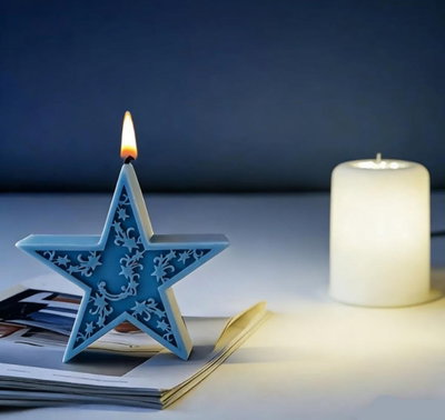 Molde de silicona Estrella con arabescos