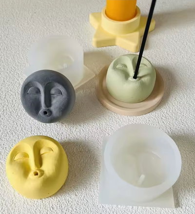 Molde de silicona Porta sahumerio