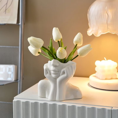 Molde de silicona Florero mujer 2