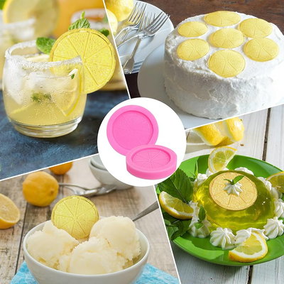 Molde de silicona rodaja de limón