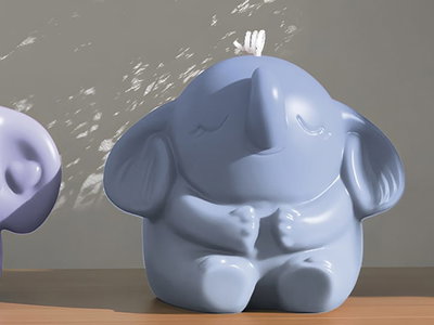 Molde de silicona elefante 2