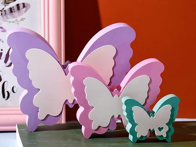 Molde de silicona Mariposas x 3