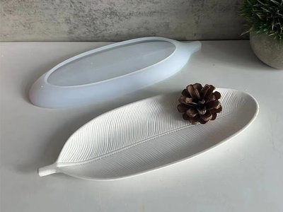 Molde de silicona Plato hoja fina