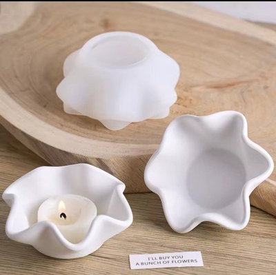 Molde de silicona Porta vela Capelina