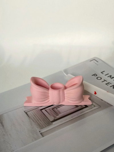 Molde de silicona Moño portavelas 2