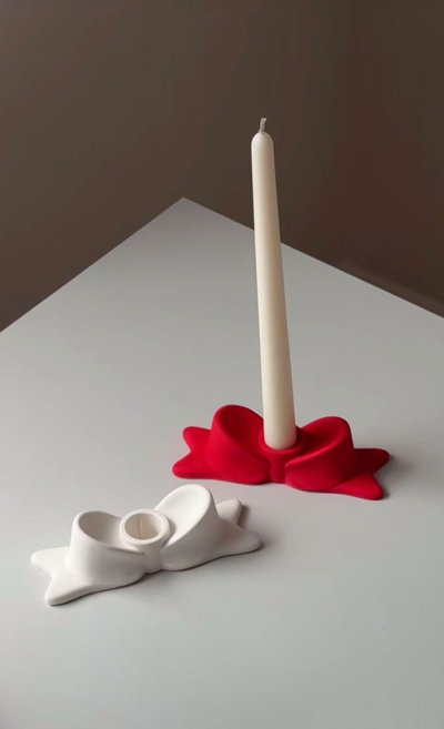 Molde de silicona Moño portavelas 1