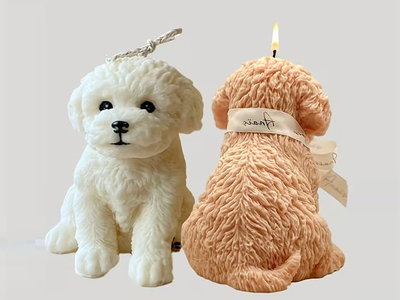 Molde de silicona Caniche mediano