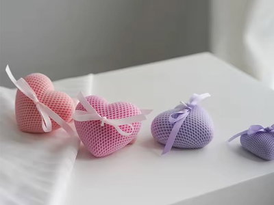 Molde de silicona Corazón trama Mediano