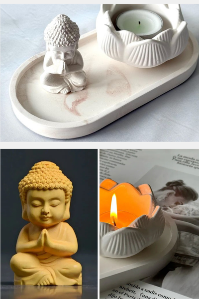 Combo moldes Yeso "Budaloto" x 3 piezas