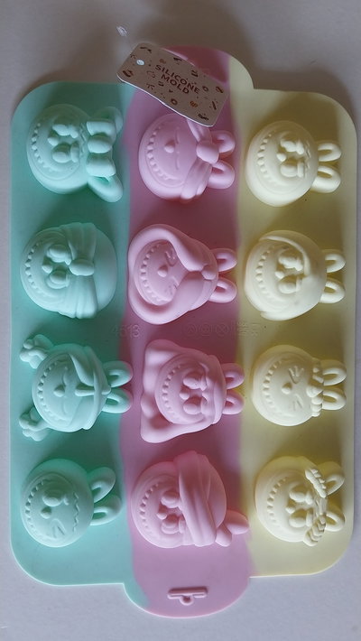 Molde de silicona Labubu x 12