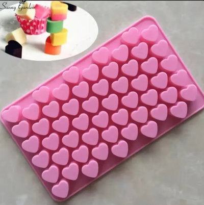 Molde de silicona Corazones mini