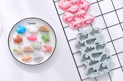 Molde silicona Peces x 12