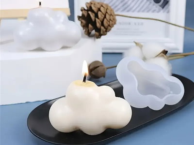 Molde Nube 3 D de 7cm