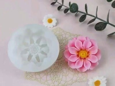 Molde flor de Dalia