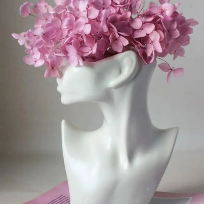 Molde Florero mujer Torso de perfil