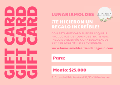 Gigt card Regalo x $25.000