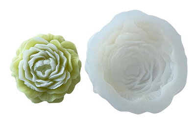 Molde Peonia Grande molde transparente sil blanda