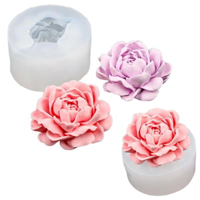 Molde Rosa pétalos abierto