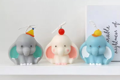 Molde elefantito adorable