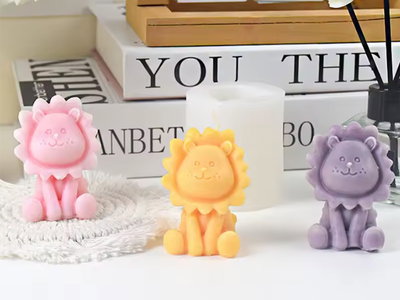 Molde de silicona Leon 3D bebe