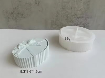 Molde Caja ovalada con Moño