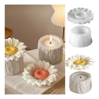 Molde Set caramelera tronco y girasol
